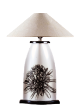 The Classic Black And White Table Lamp Collection Hand Painted Kantan Blooming.